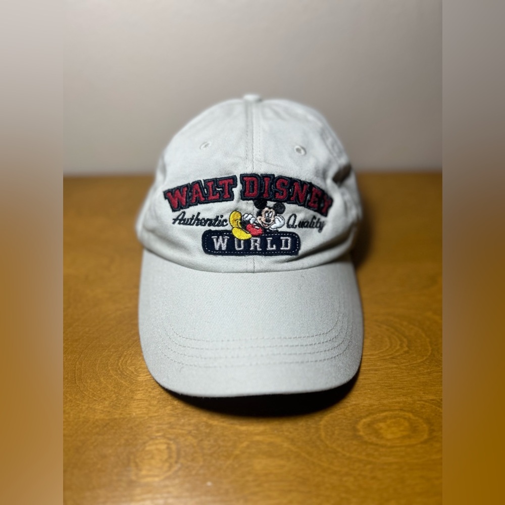 Walt Disney Parks 1971 Mickey Mouse Khaki Embroidered Adjustable Adult Hat